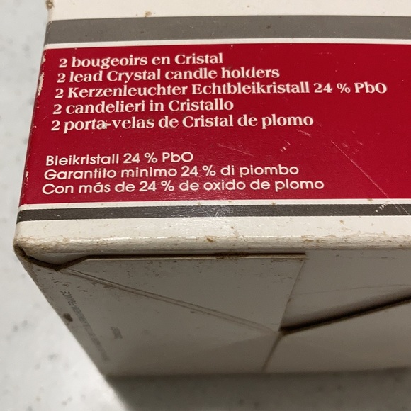 Cristal de Flandre Candle Holders - Picture 3 of 7